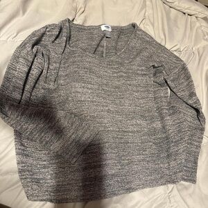 Old Navy Heather Gray Long Sleeve Top